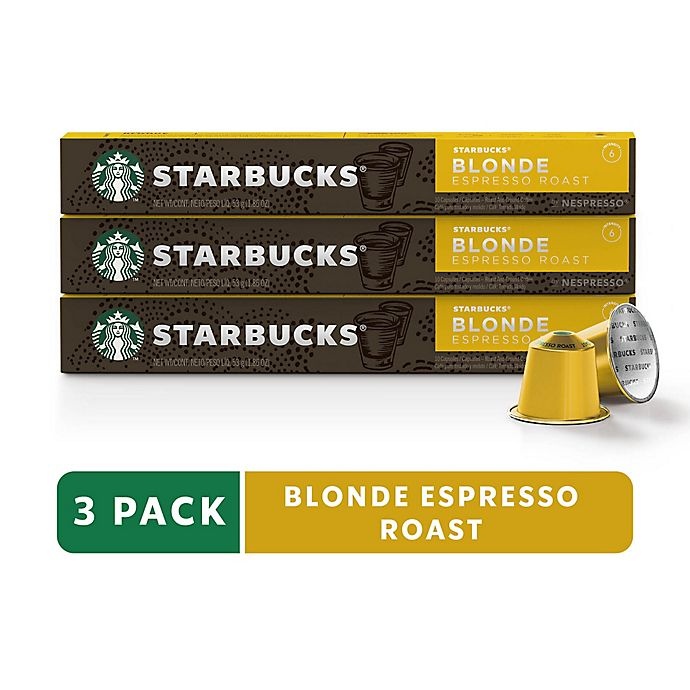 slide 1 of 7, Starbucks by Nespresso Blonde Espresso Capsules, 30 ct