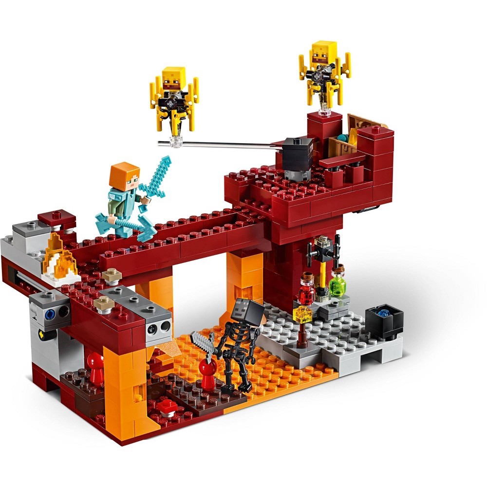 slide 7 of 7, LEGO Minecraft The Blaze Bridge Battle 21154 Building Kit, 1 ct