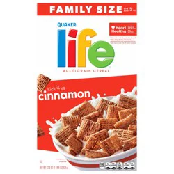 Life Multigrain Cinnamon Cereal Family Size 22.3 oz