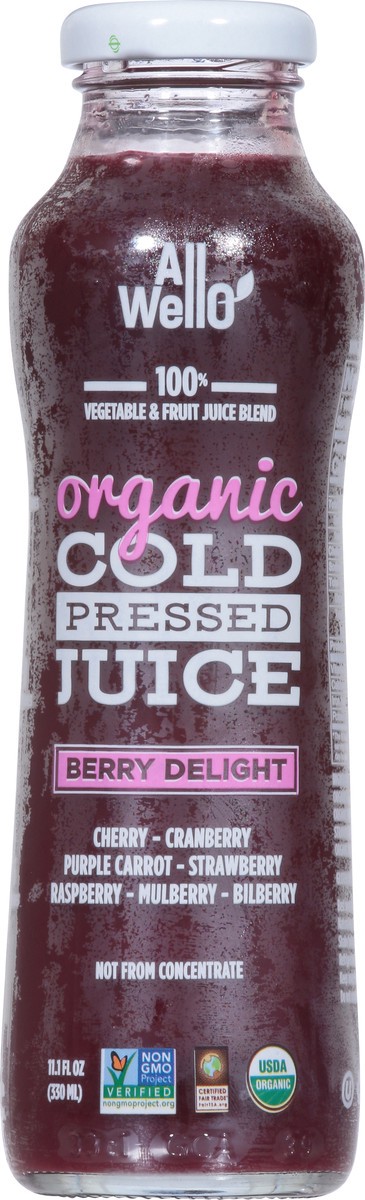 slide 6 of 9, AllWellO Cold Pressed Organic Beery Delight Juice 11.1 fl oz, 11.1 oz