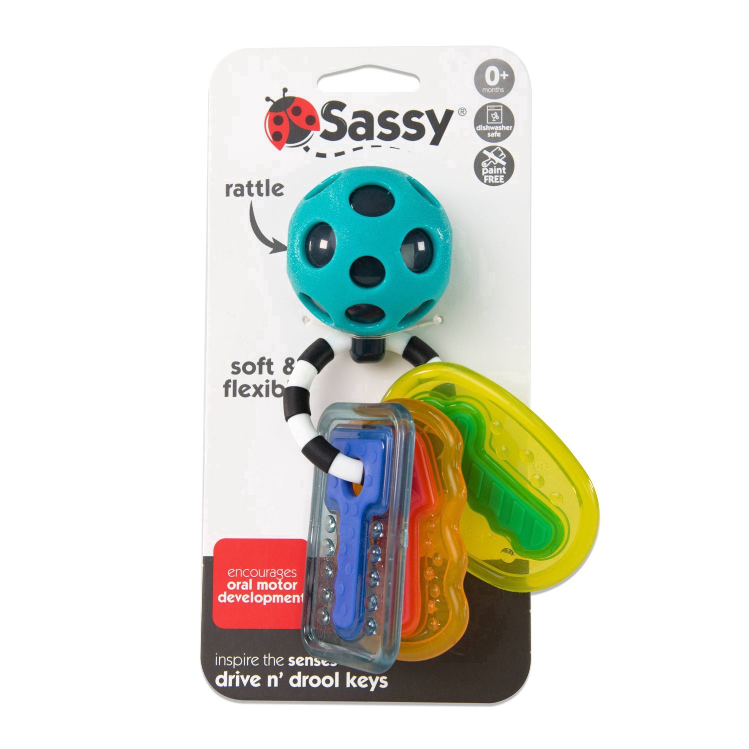 slide 8 of 16, Sassy Toys Drive & Drool Key, 1 ct