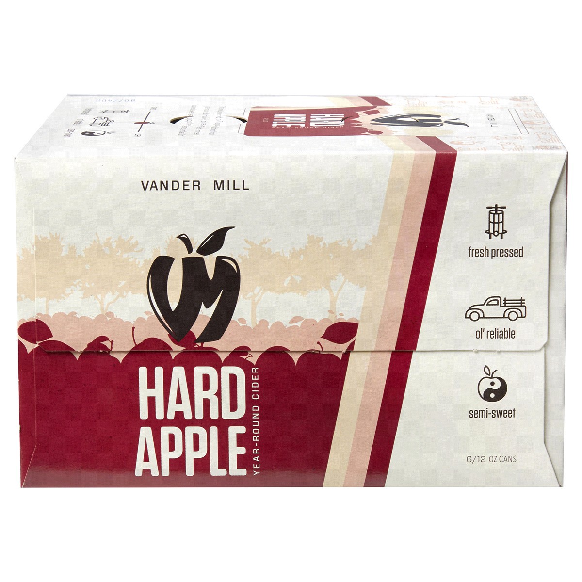 slide 1 of 13, Vander Mill Hard Apple, 6.5% ABV, 6 ct; 12 oz