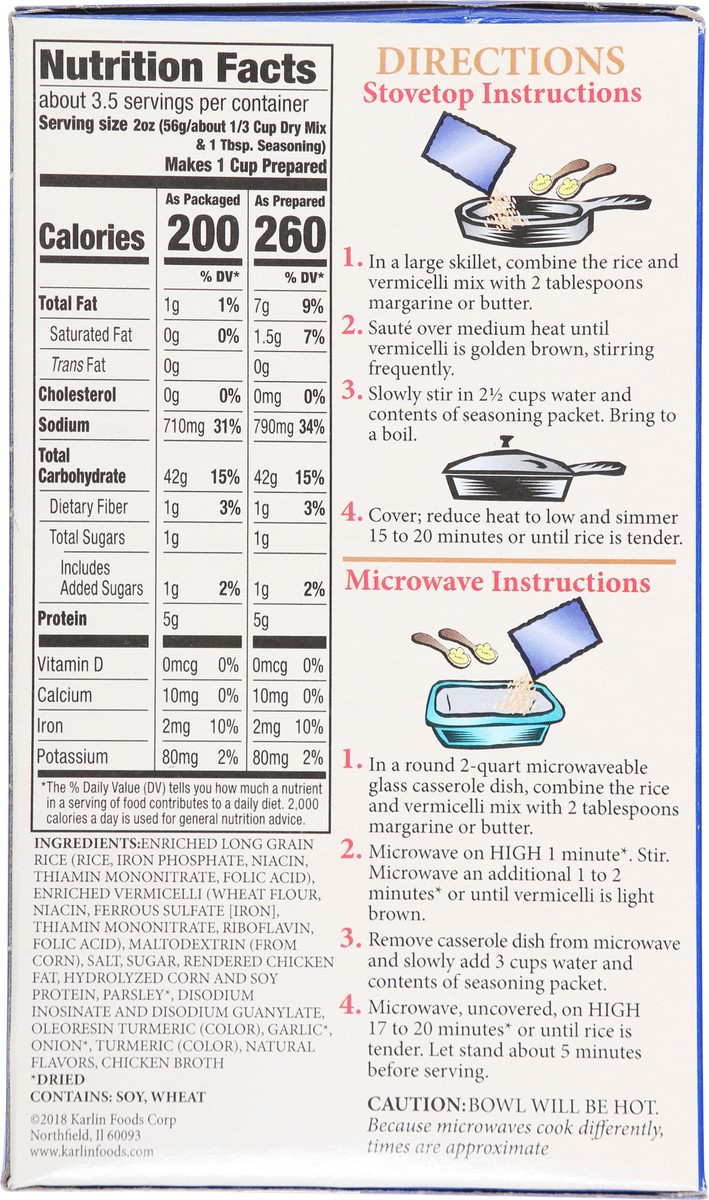 slide 3 of 14, Chef Karlin Chicken Flavor Rice Mix - 6.9 oz, 6.9 oz