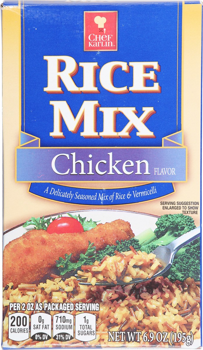 slide 8 of 14, Chef Karlin Chicken Flavor Rice Mix - 6.9 oz, 6.9 oz