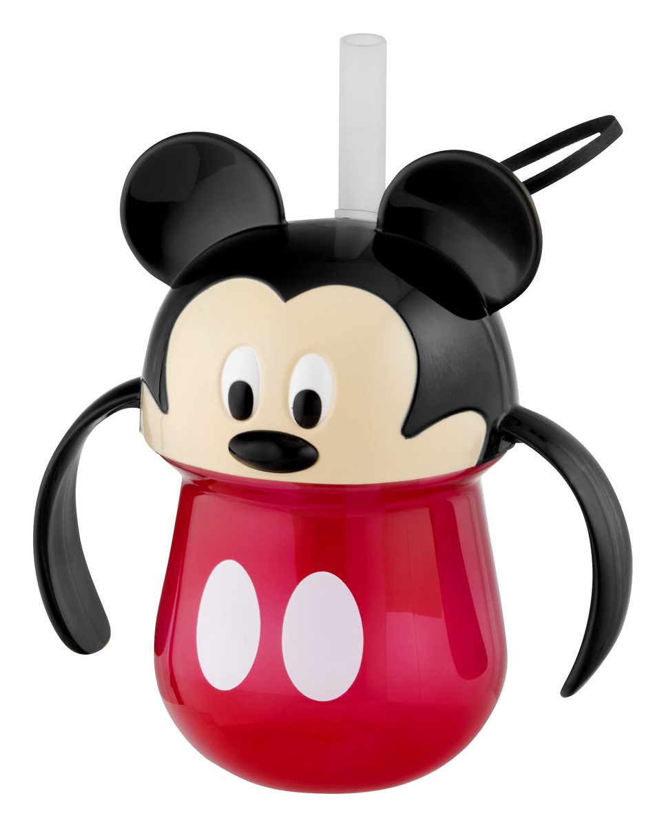 slide 4 of 9, The First Years Disney Mickey Mouse Straw Trainer Cup, 1 ct