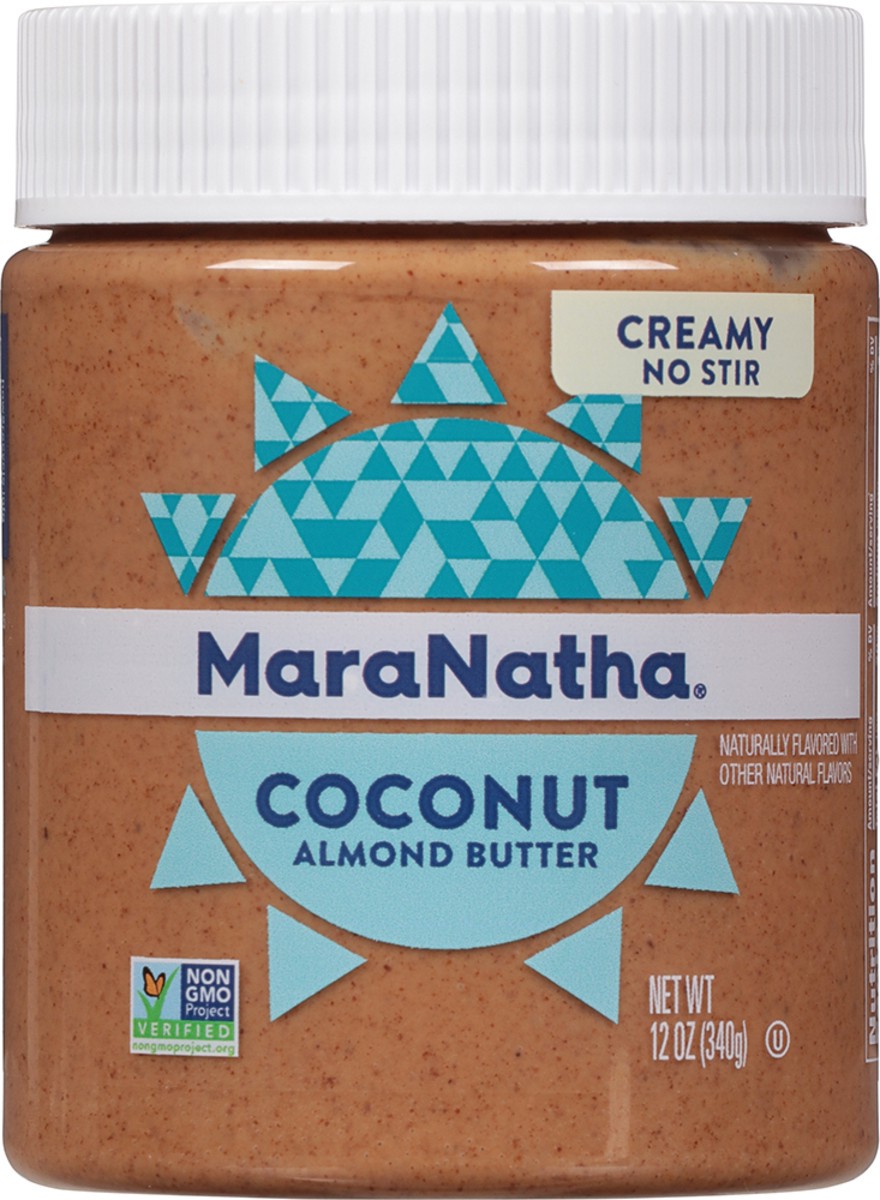 slide 4 of 7, MaraNatha Creamy No Stir Coconut Almond Butter 12 oz, 12 oz