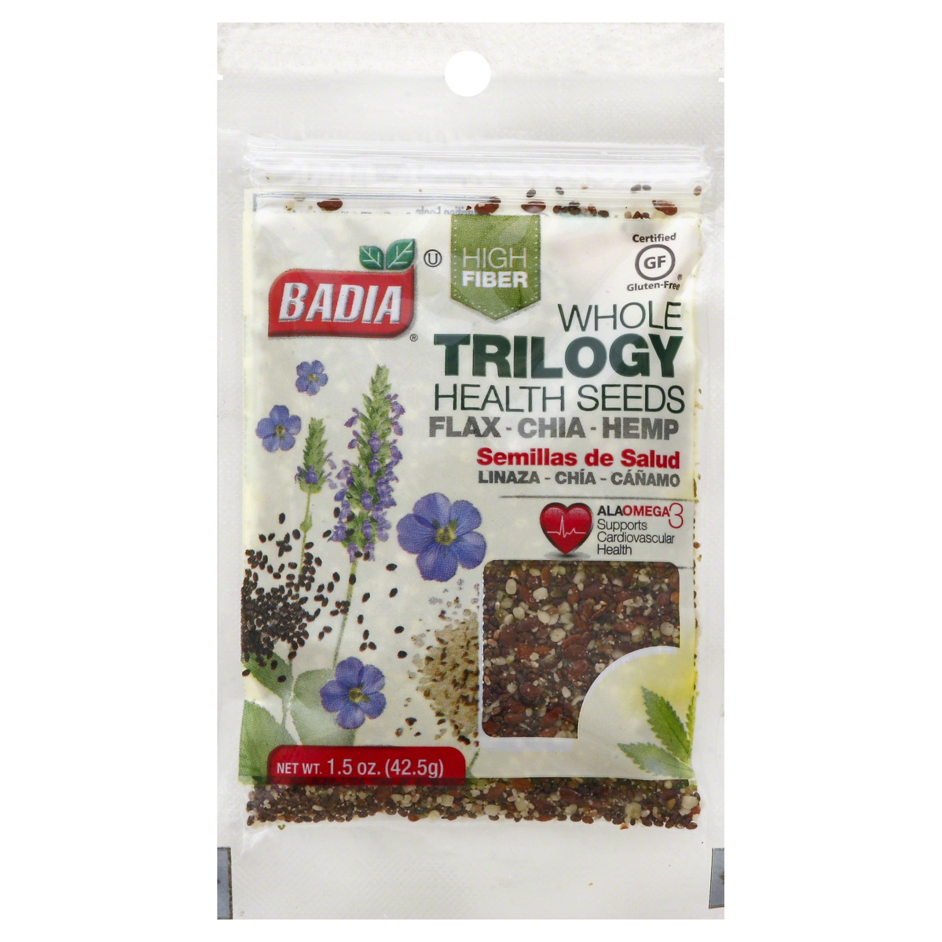 slide 1 of 1, Badia Trilogy Health Seed, 1.5 oz