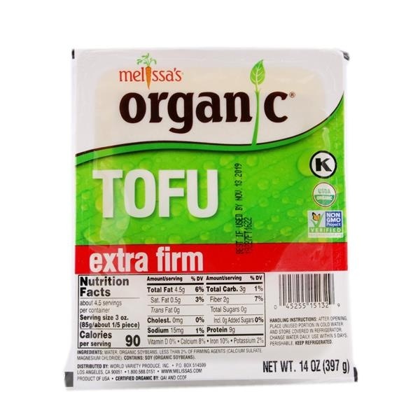 slide 1 of 1, Melissa's Extra Firm Organic Tofu, 14 oz