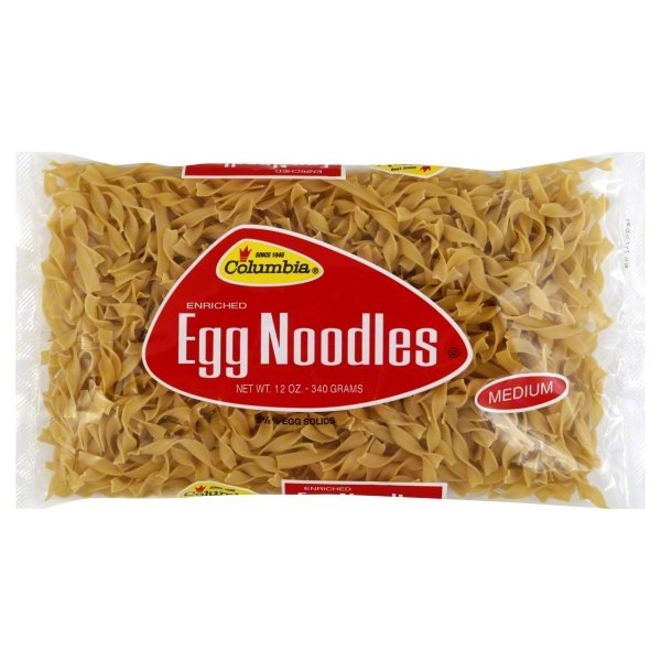 slide 1 of 5, Columbia Egg Noodles Medium, 12 oz