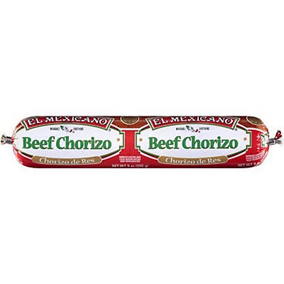 slide 1 of 1, El Mexicano Beef Chorizo, 9 oz