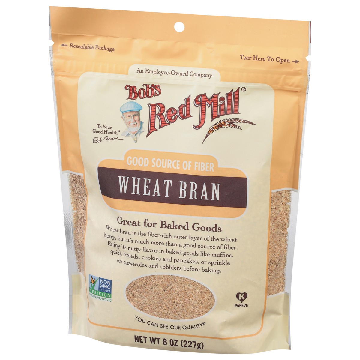 slide 2 of 9, Bob's Red Mill Wheat Bran 8 oz, 8 oz