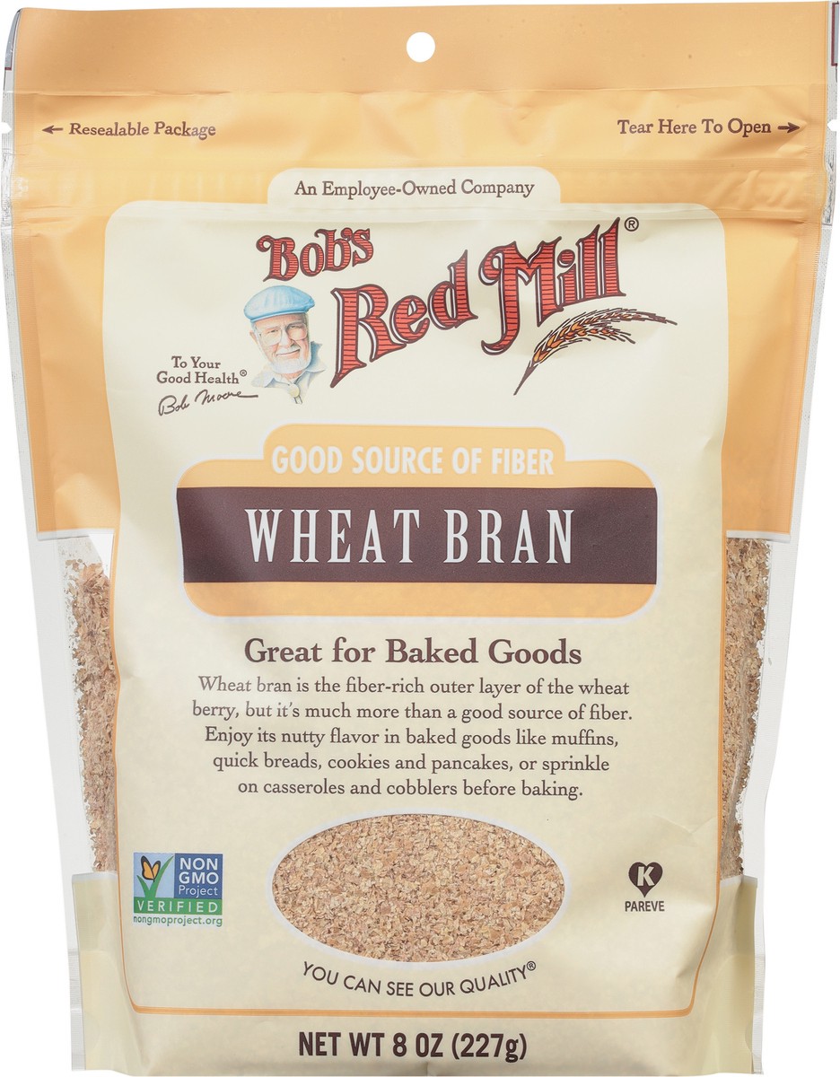 slide 5 of 9, Bob's Red Mill Wheat Bran 8 oz, 8 oz