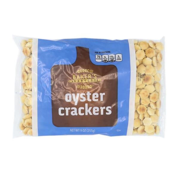 slide 1 of 1, Baker's Harvest Oyster Crackers, 9 oz