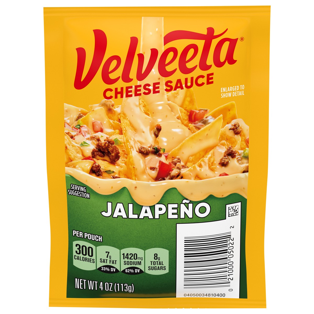 slide 13 of 14, Velveeta Jalapeno Cheese Sauce Pouch, 4 oz Packet, 4 oz