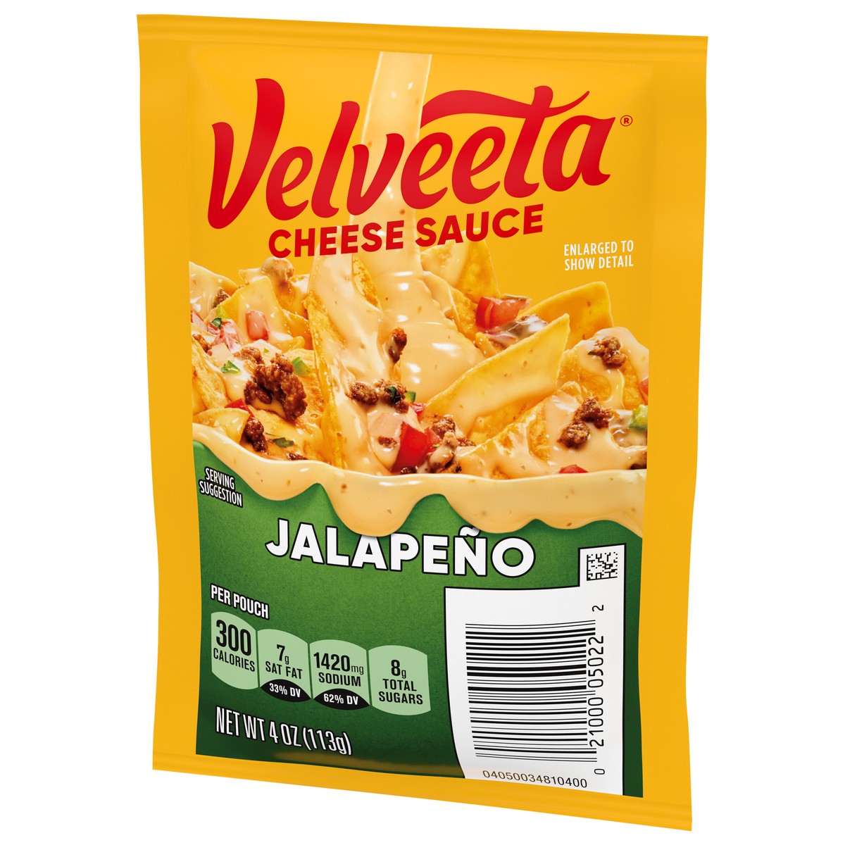 slide 14 of 14, Velveeta Jalapeno Cheese Sauce Pouch, 4 oz Packet, 4 oz