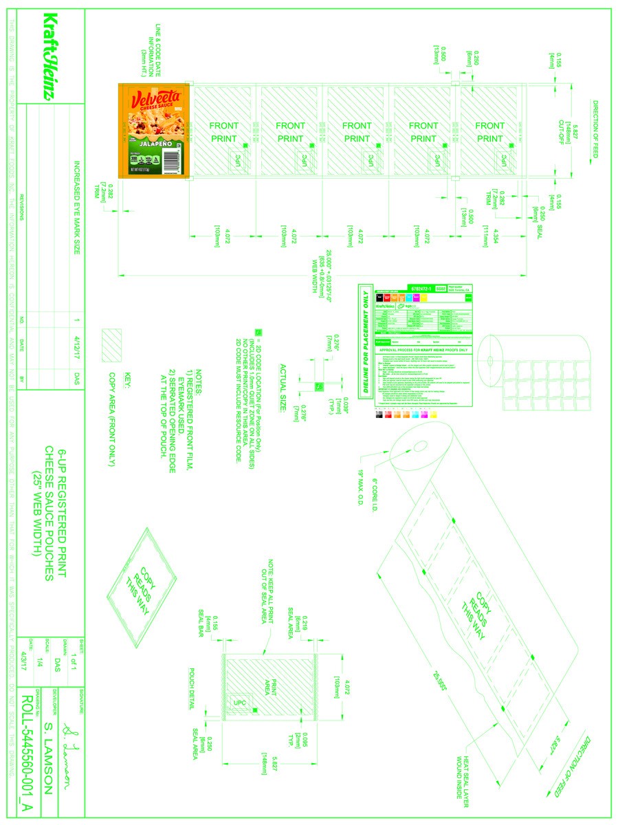 slide 9 of 14, Velveeta Jalapeno Cheese Sauce Pouch, 4 oz Packet, 4 oz