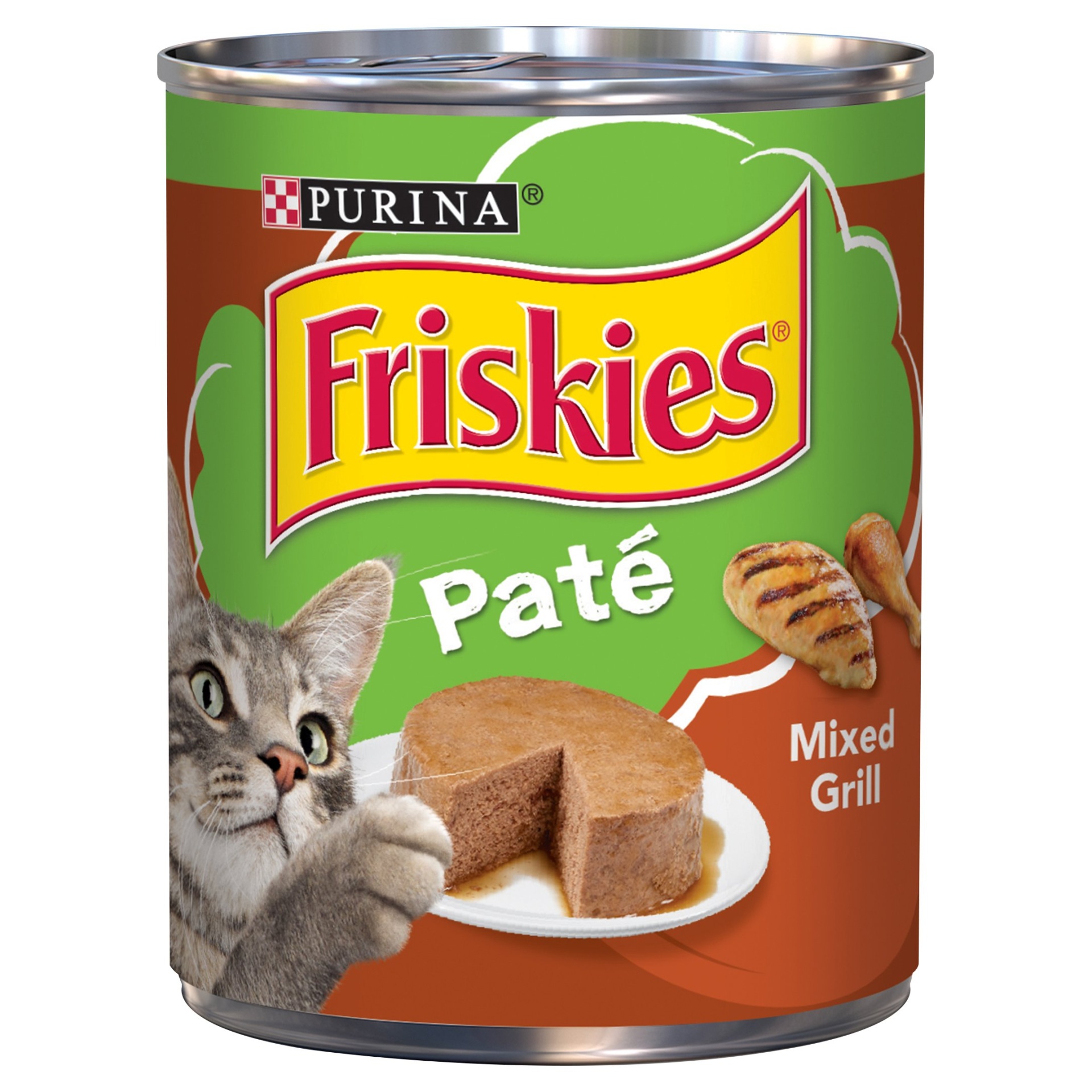 slide 1 of 1, Friskies Paté Mixed Grill Cat Food, 13 oz