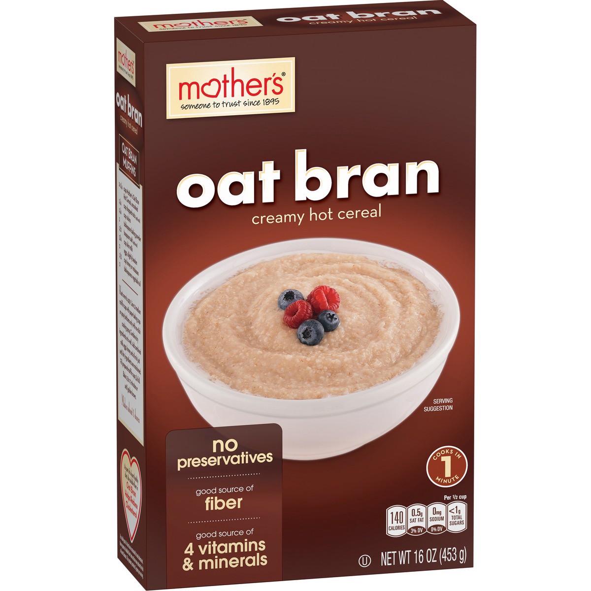 slide 4 of 7, Mother's Instant Oats Hot Cereal, 16 oz