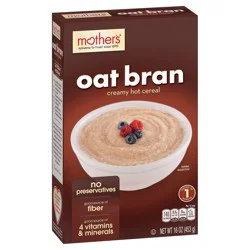 Mother's Instant Oats Hot Cereal, Regular