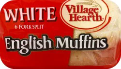 Village Hearth White English Muffins