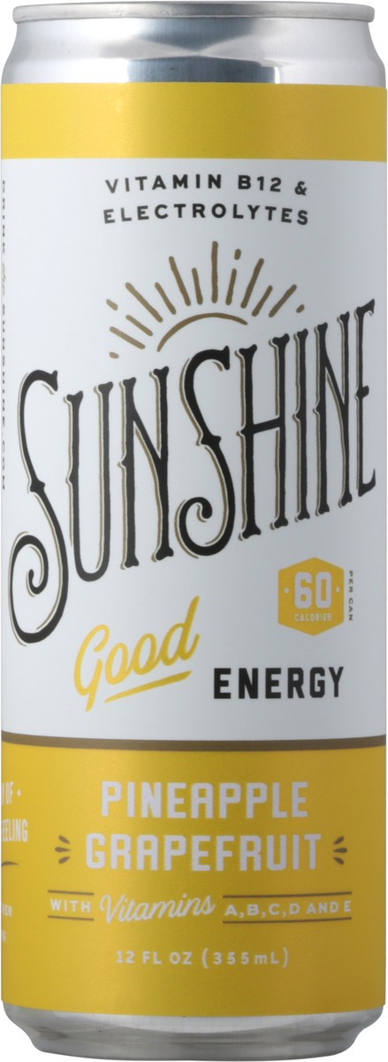 slide 1 of 14, Sunshine Pineapple Grapefruit Energy Drink - 12 fl oz, 12 fl oz