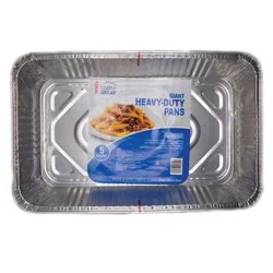 Weis Quality Heavy Duty Giant Size Pan, 5 pk
