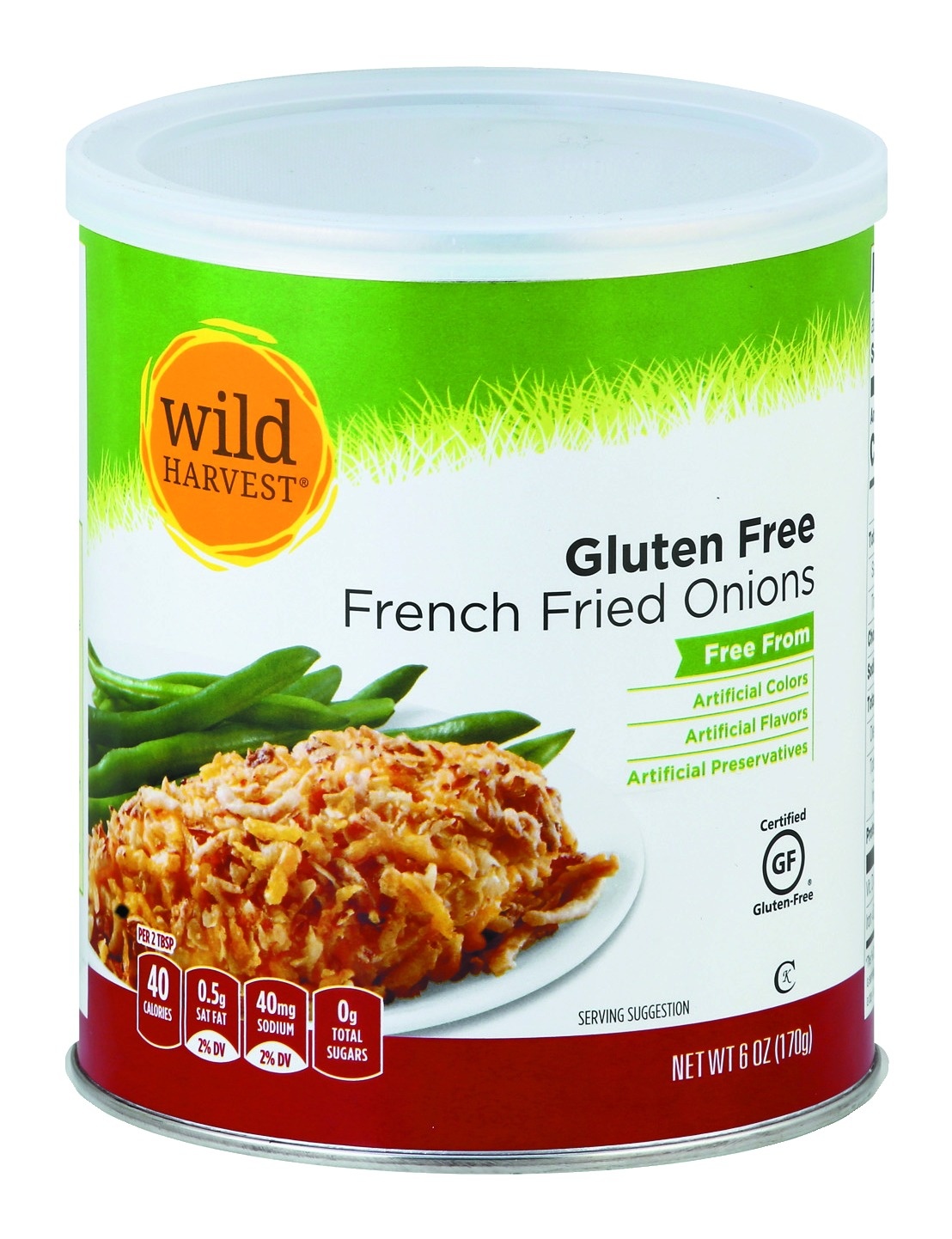 slide 1 of 1, Wild Harvest Gluten Free French Fried Onions, 6 oz