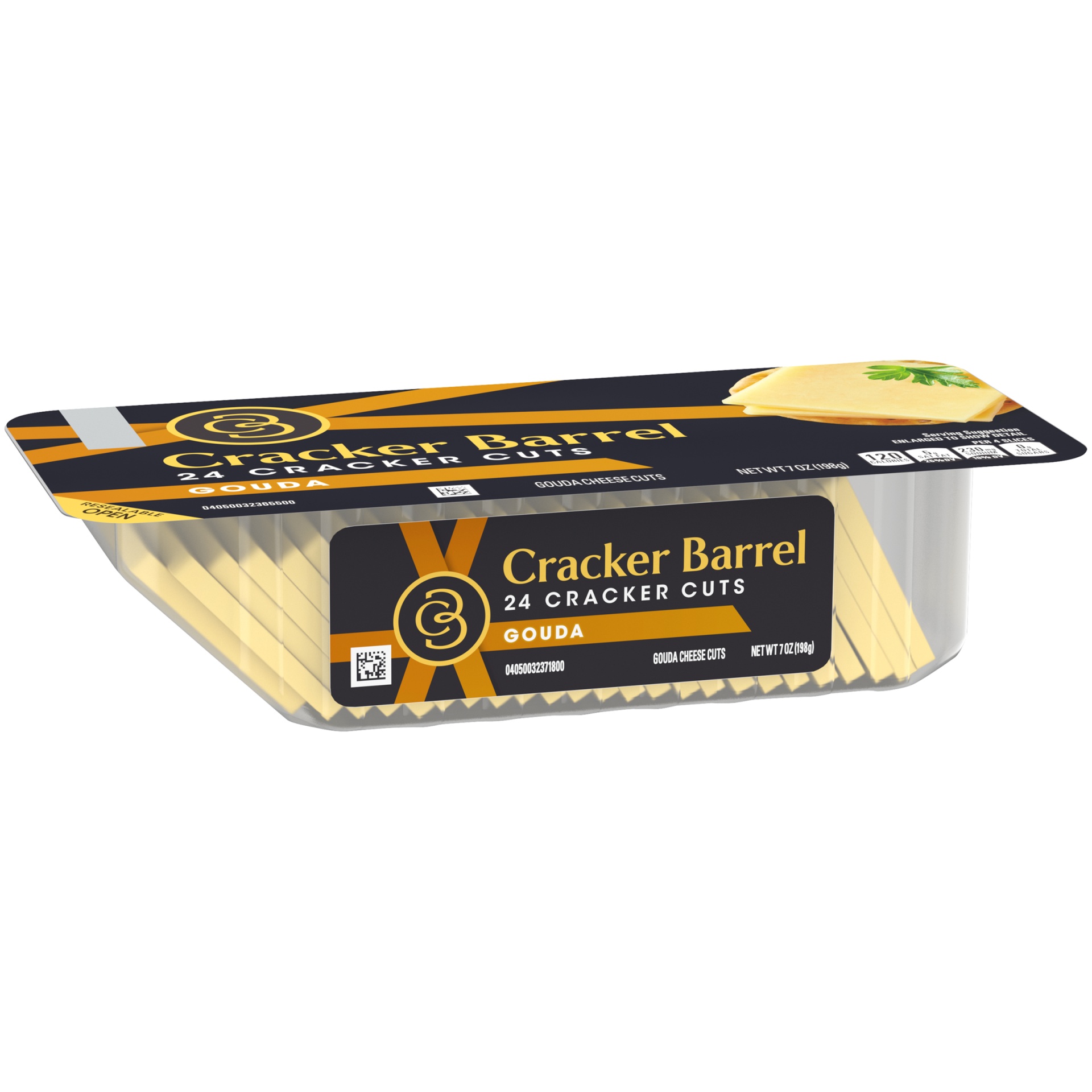 Cracker Barrel Cracker Cuts Gouda Cheese Slices Tray 7 oz Shipt