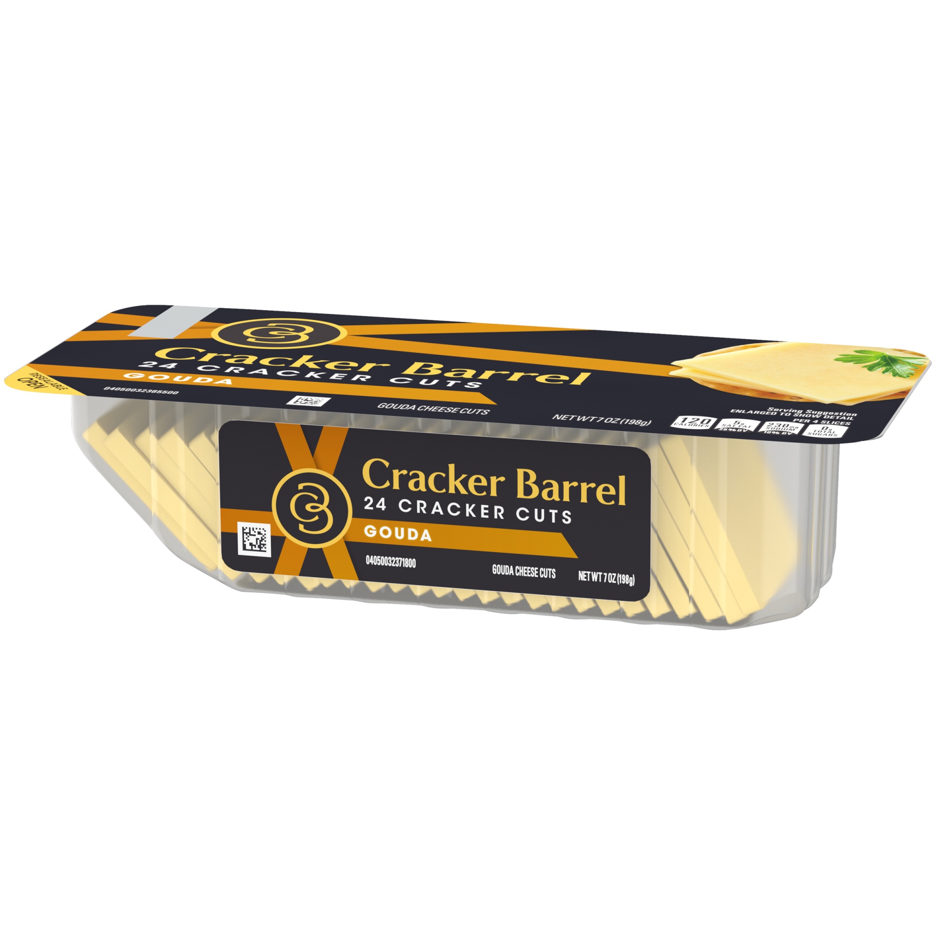 Cracker Barrel Cracker Cuts Gouda Cheese Slices Tray 7 oz Shipt