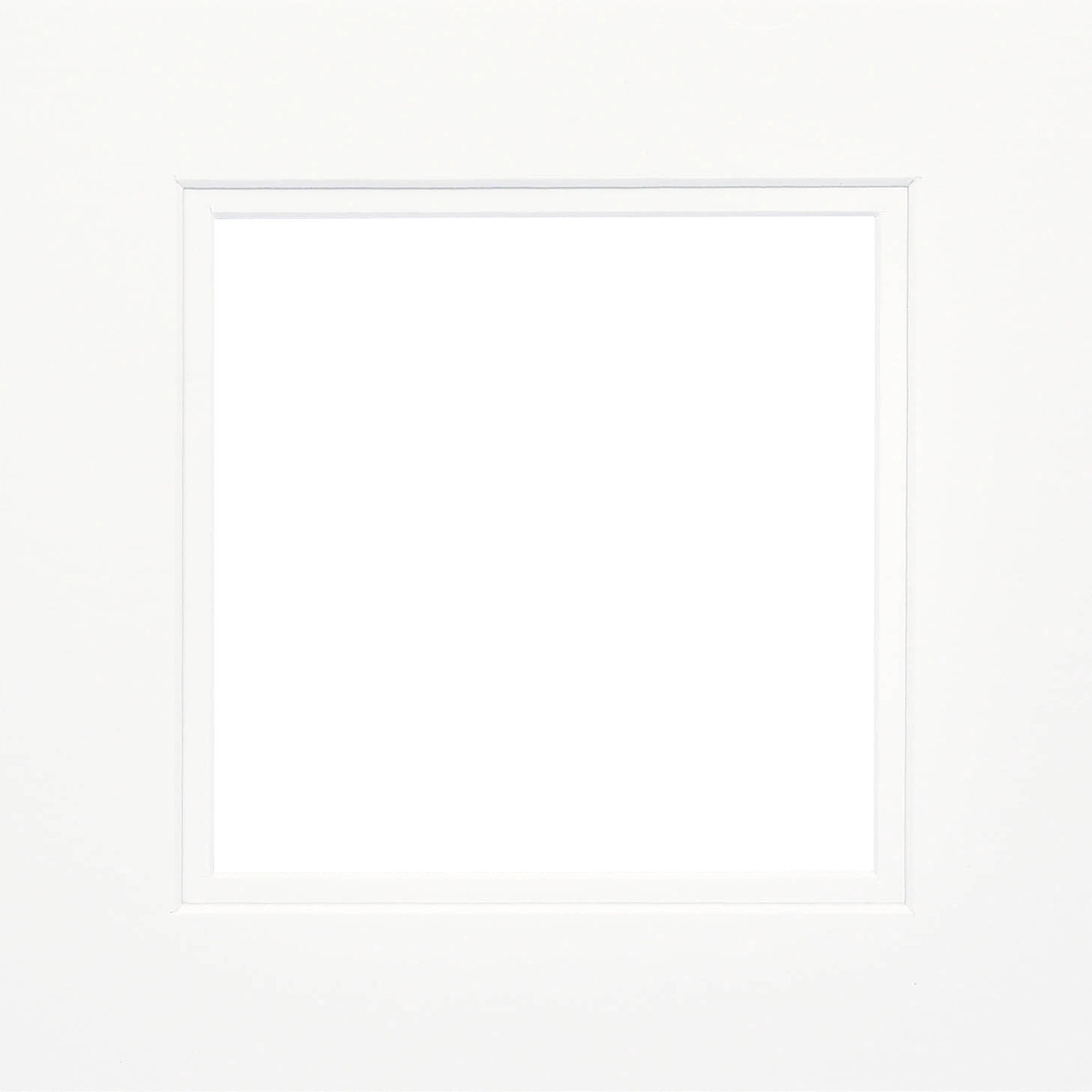 slide 2 of 2, 8" X 8" Brazilian White Double Mat By Studio Decor, 5" X 5" Opening Size, 8 in x 8 in