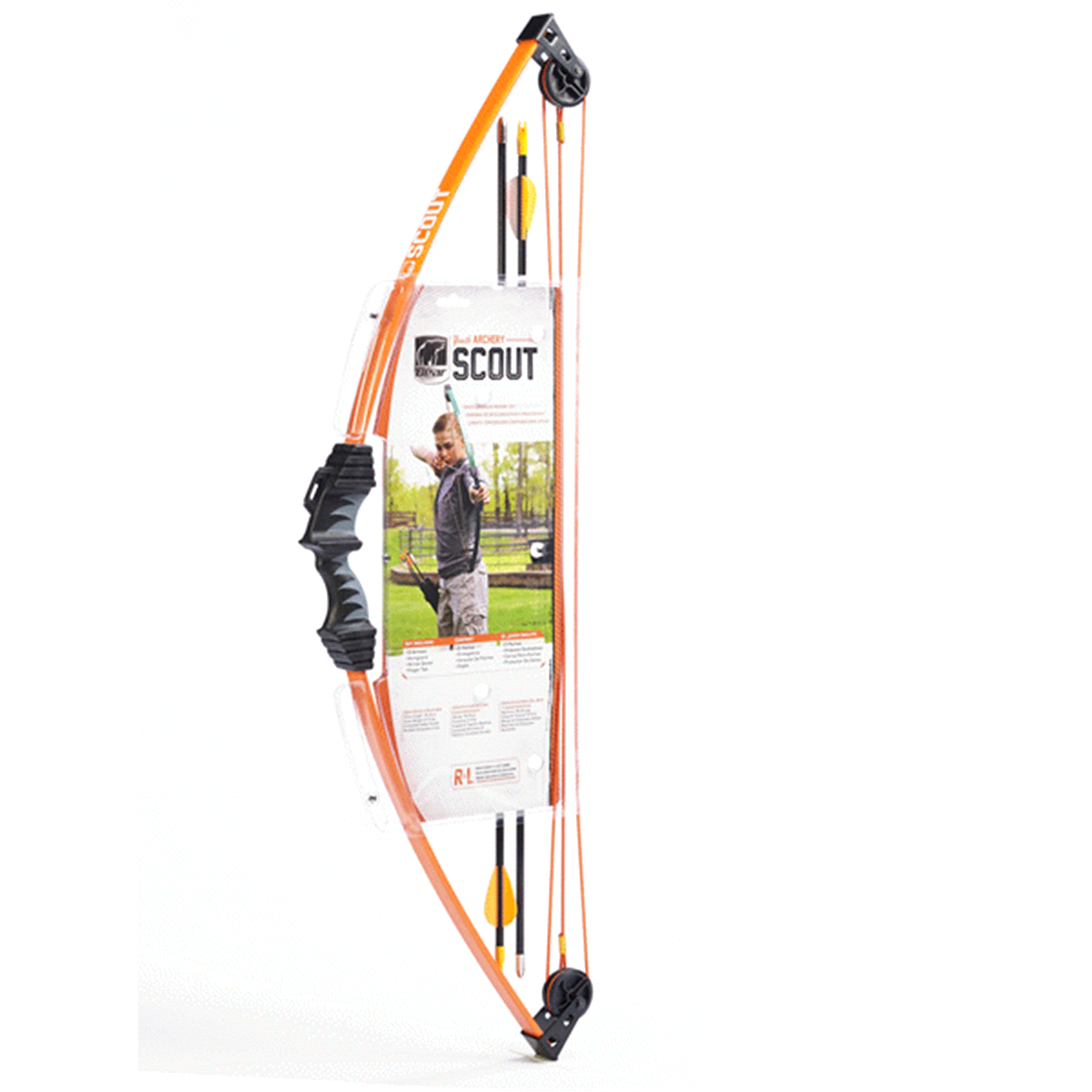 slide 1 of 1, Bear Scout Bow Set, Florescent Orange, 1 ct