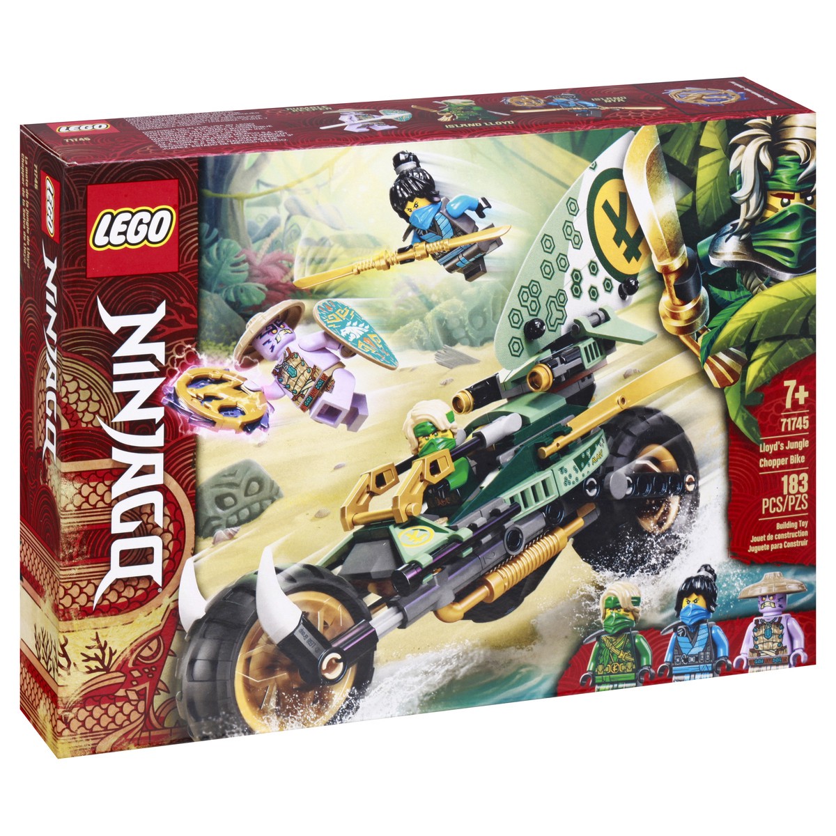 slide 2 of 9, Lego Ninjago Lloyd's Jungle Chopper Bike Playset, 1 ct