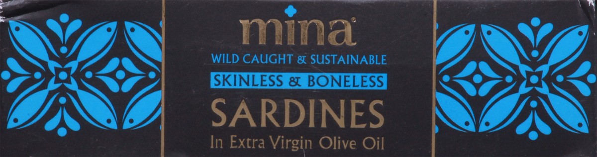 slide 4 of 9, Mina Sardines Skinless and Boneless, 4.4 oz