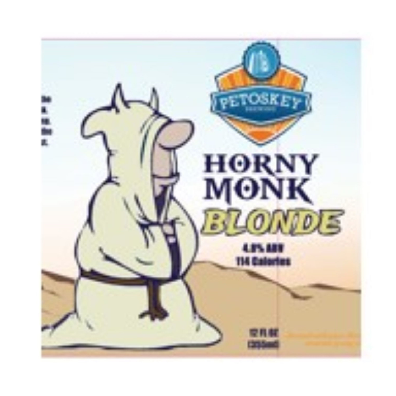 slide 1 of 1, Petoskey Horny Monk Blonde Ale 6pk 12oz Can, 6 ct; 12 oz