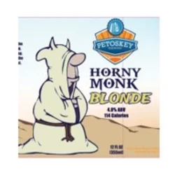 Petoskey Horny Monk Blonde Ale 6pk 12oz Can