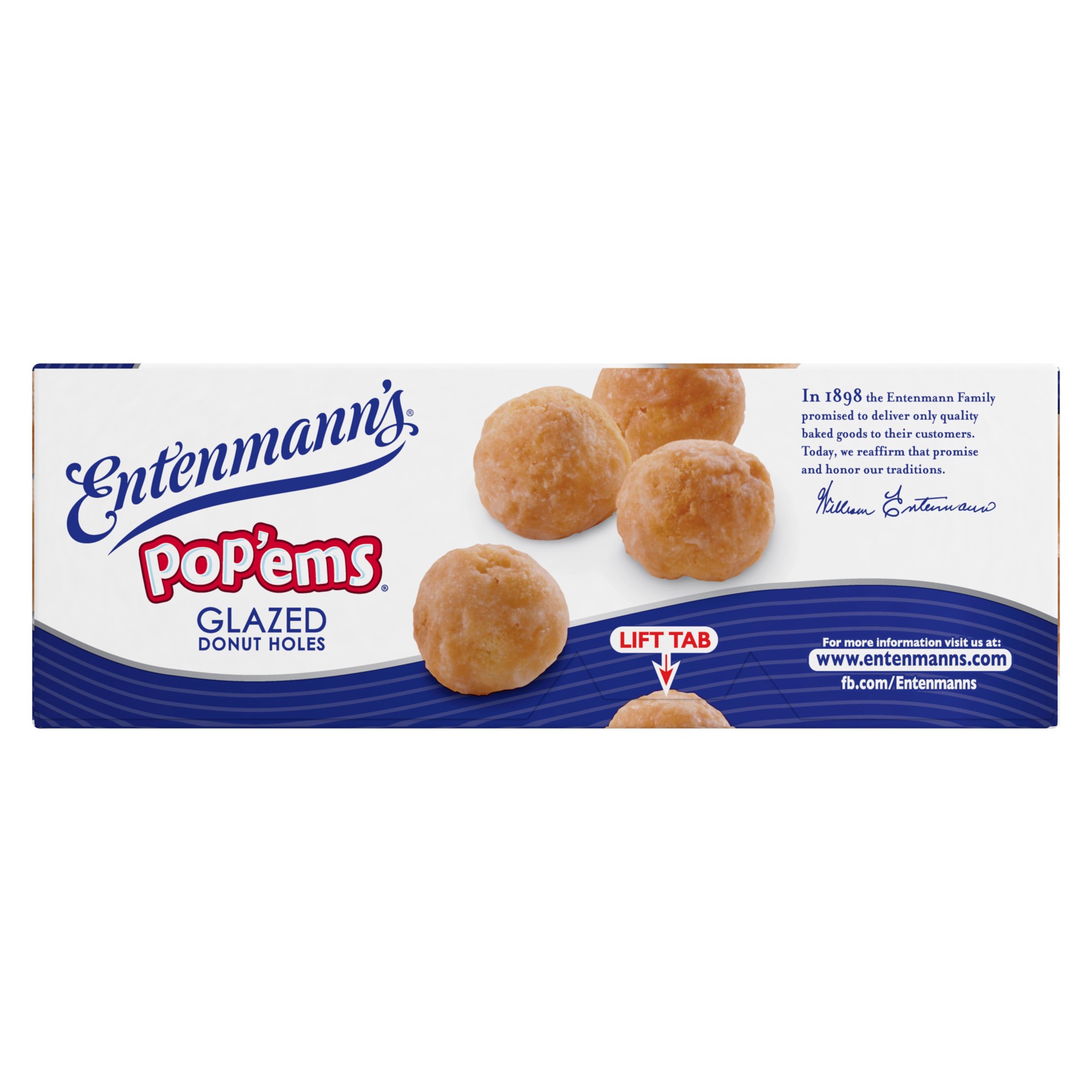 slide 4 of 5, Entenmann's Pop'ems Glazed Donut Holes, 15 oz, 16 oz