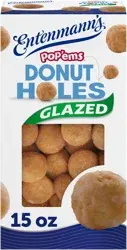 Entenmann's Pop'ems Glazed Donut Holes, 15 oz