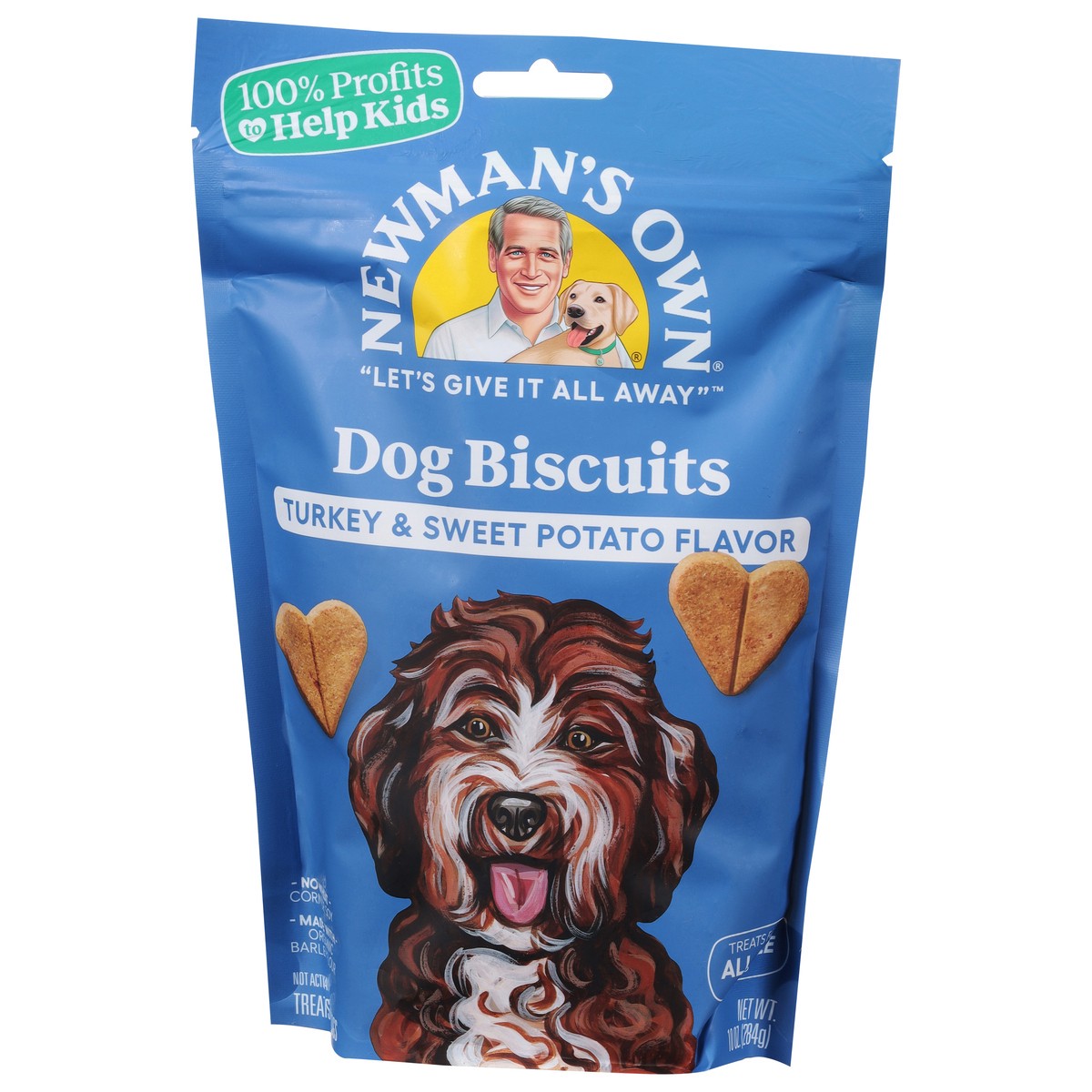 slide 3 of 9, Newman's Own Turkey & Sweet Potato Flavor Dog Biscuits 10 oz, 10 oz