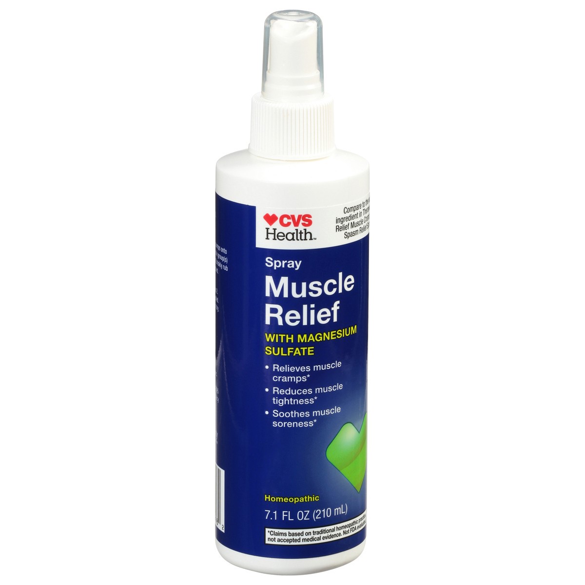slide 2 of 9, Cvs Muscle Relief Homeopathic Magnesiumsulfate 6X0.05% Spry, 1 ct