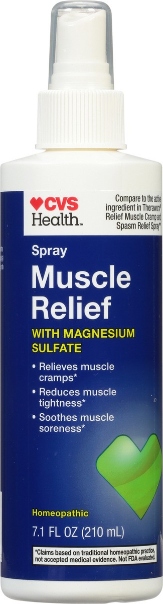 slide 7 of 9, Cvs Muscle Relief Homeopathic Magnesiumsulfate 6X0.05% Spry, 1 ct