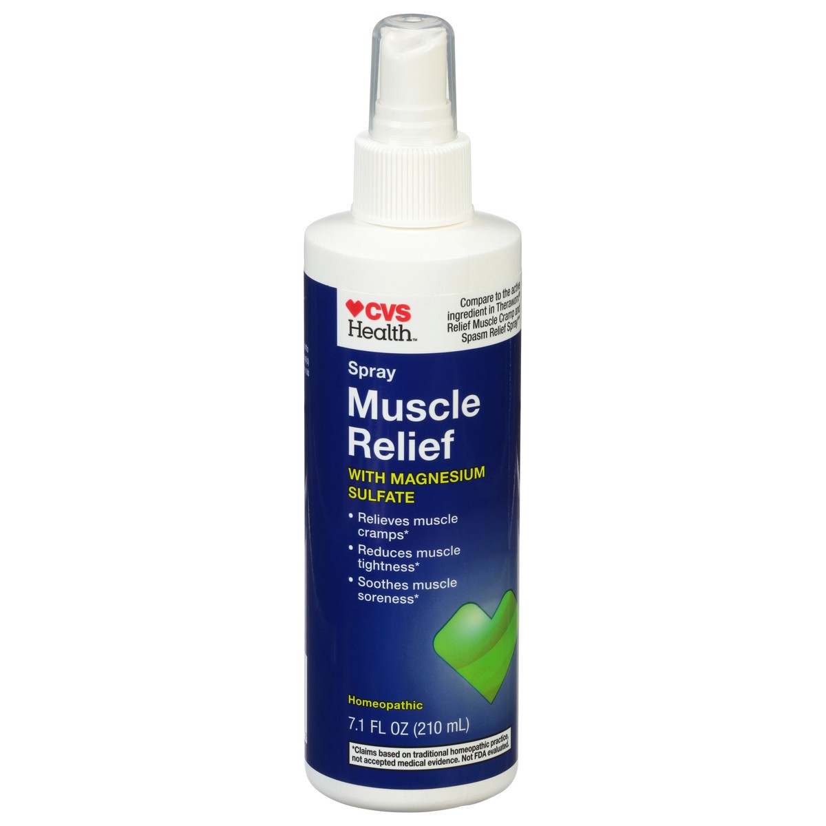 slide 1 of 9, Cvs Muscle Relief Homeopathic Magnesiumsulfate 6X0.05% Spry, 1 ct