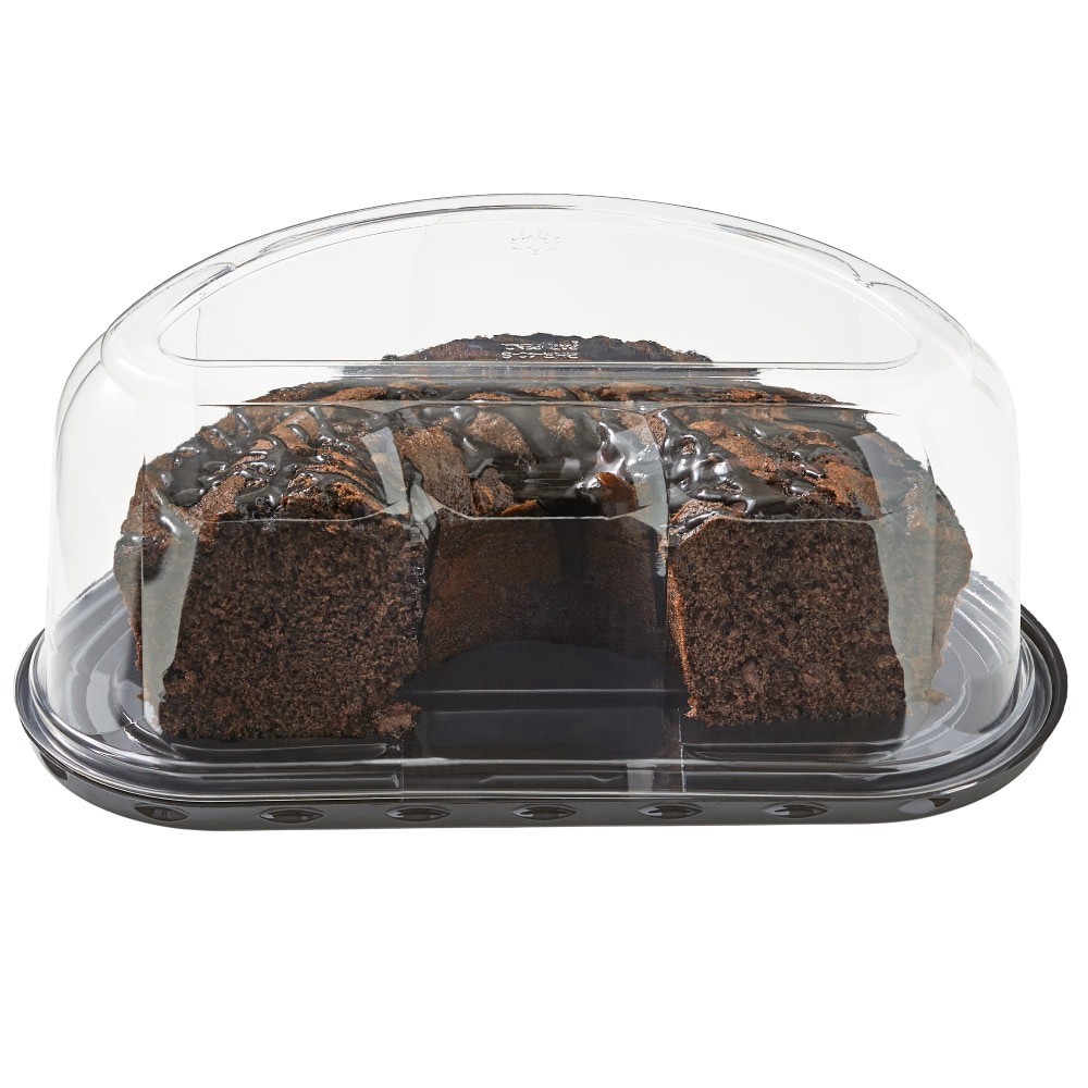 slide 2 of 3, Bakery Fresh Chocolate Pudding Cake Half, 15 oz