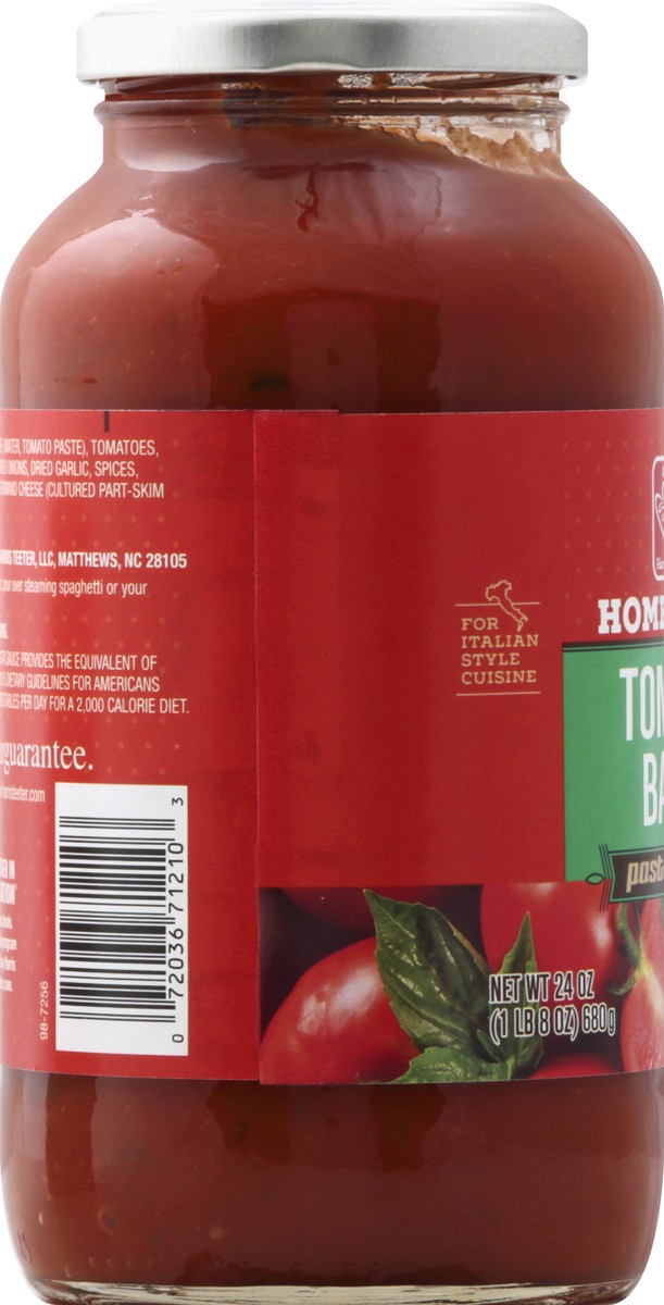 slide 4 of 8, Harris Teeter Pasta Sauce - Tomato Basil, 24 oz