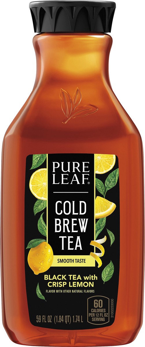 slide 7 of 8, Pure Leaf Cold Brew Tea Black Tea with Crisp Lemon Flavor 59 Fl Oz Bottle, 59 oz