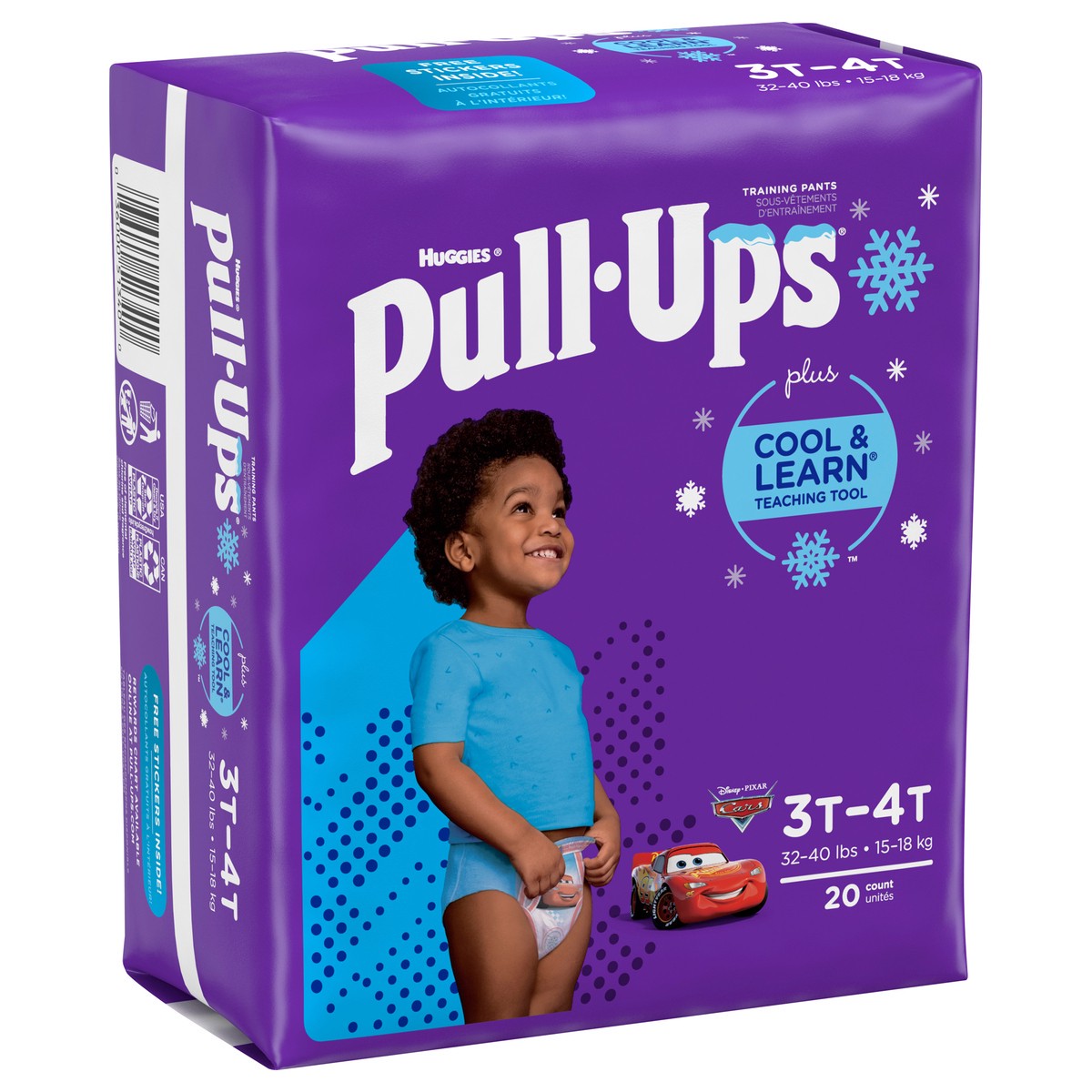 slide 7 of 11, Pull-Ups Huggies Disney Pixar Cars Training Pants 3T-4T (32-40 lbs) 20 Training Pants, 22 ct