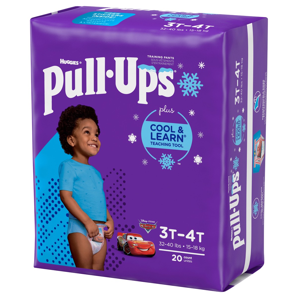 slide 8 of 11, Pull-Ups Huggies Disney Pixar Cars Training Pants 3T-4T (32-40 lbs) 20 Training Pants, 22 ct