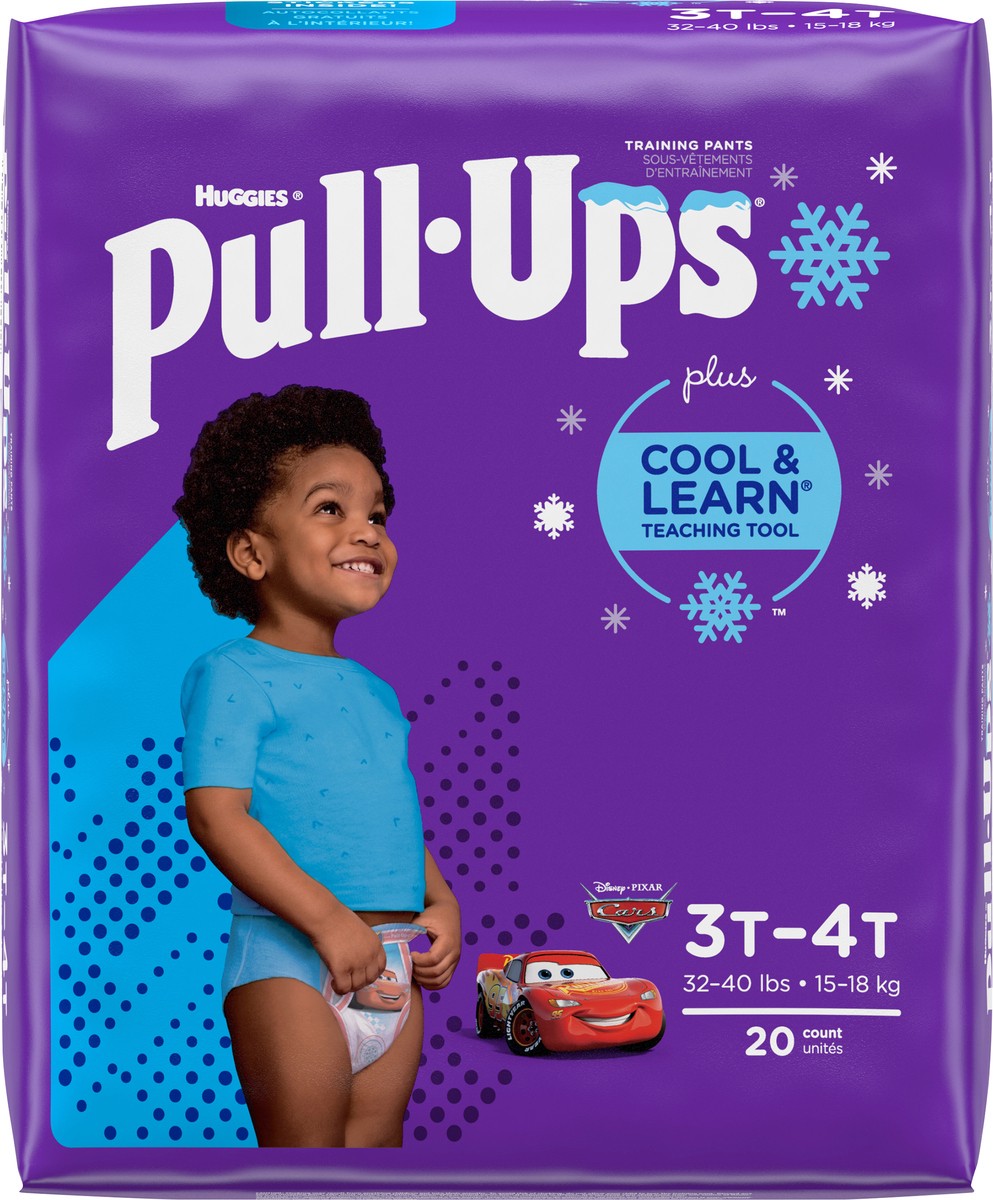 slide 10 of 11, Pull-Ups Huggies Disney Pixar Cars Training Pants 3T-4T (32-40 lbs) 20 Training Pants, 22 ct