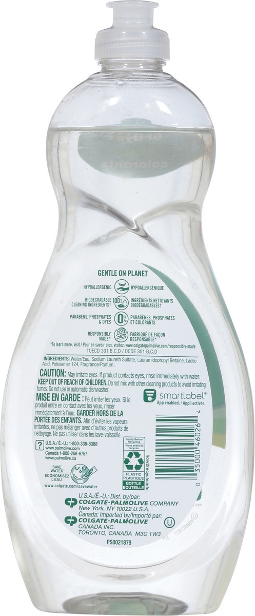 slide 9 of 10, Palmolive Ultra Pure & Clear Dish Soap, 20 fl oz