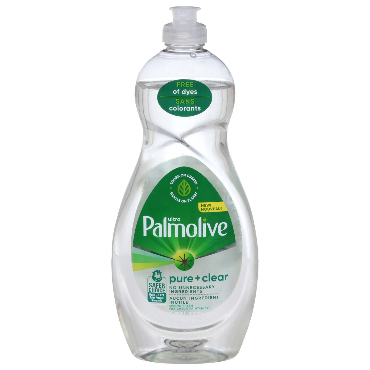 slide 10 of 10, Palmolive Ultra Pure & Clear Dish Soap, 20 fl oz