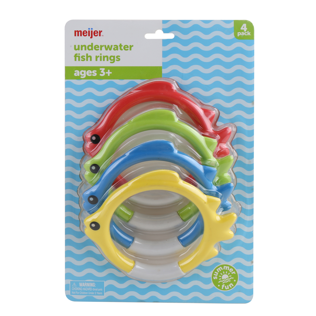 slide 1 of 5, Meijer WAVE ZONE UNDERWATER FISH RINGS, 5.71 x 4.96 in